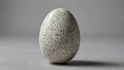 white egg on a white background