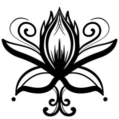 Flower Greek Roman art styles 