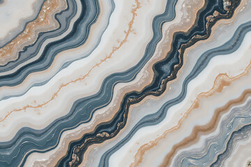 A beautiful blue and white striped pattern that resembles a wave. The colors are vibrant and the lines are bold, creating a sense of movement and energy. Scene is one of excitement and dynamism