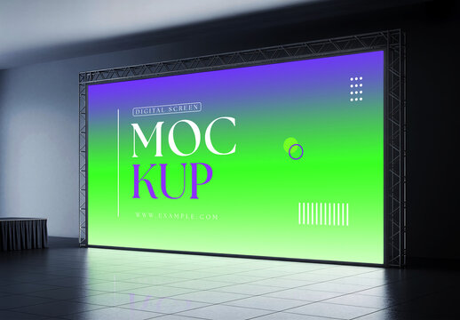 Auditorium Event Hall Screen Mockup