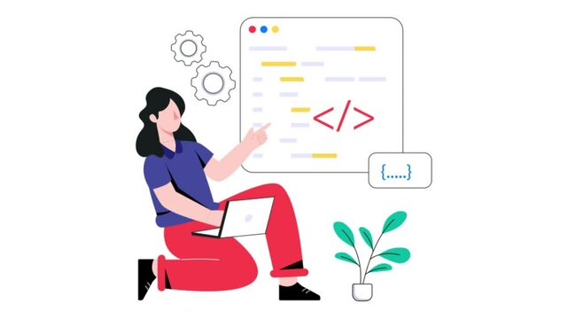 Custom Coding 2D Flat Animation.