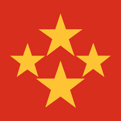 Obraz premium User rating icon with stars