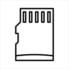 Micro Sd  Icon Element For Design
