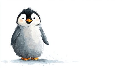 Cute penguin illustration