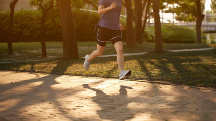Outdoor Running Routine on a Sunny Day. Running
Motivation. Start Your Fitness Journey.