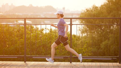 Outdoor Running Routine on a Sunny Day. Running
Motivation. Start Your Fitness Journey.