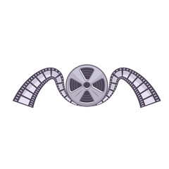 M letter film  logo icon vector design element