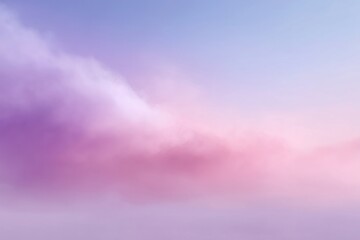 Obraz premium Gentle gradient of pastels, from light lavender skies to a soft, rosy blush, creates a serene and dreamy atmosphere.