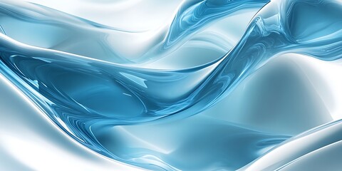 Fototapeta premium Stunning Abstract Water Texture Liquid Blue Swirls Background