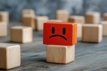 Negative Reviews Concept. Managing Customer Feedback and Reputation with Bad Ratings