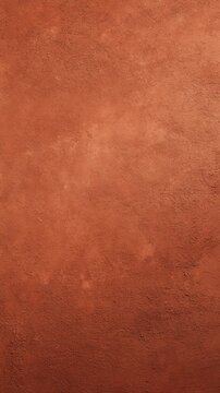 Flat Background Terracotta Colored Clay Surface Slightly Rough Clean Texture