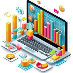 E-commerce analytics providing businesses with tools to track and analyze online sales performance, customer behavior, and marketing effectiveness, enabling optimization of e-commerce strategies.