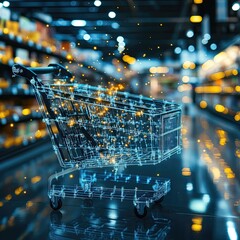 E-commerce Automation with AI managing stock, tracking sales, personalizing UX, automating marketing, intelligent digital retail systems