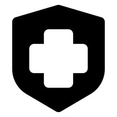medical solid icon set