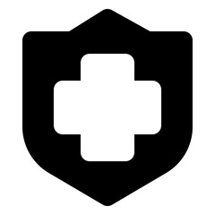 medical solid icon set