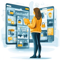 E-commerce Personalization Engines tracking behavior, suggesting products, increasing engagement, customizing UX, AI-powered retail tools