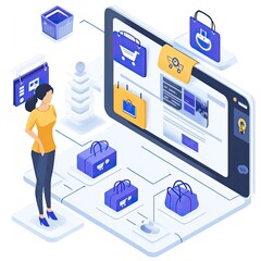 personalization with machine learning, using ML algorithms to analyze customer behavior and preferences, providing tailored shopping experiences that improve conversions and customer retention.