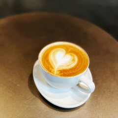 cup of coffee on the table