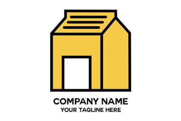 milk carton with simple design