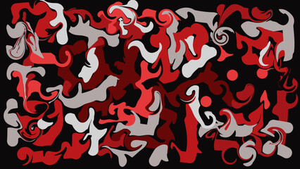 Abstract liquid background sticky texture red color