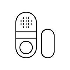 Security Sensor Icon vector stock illustration