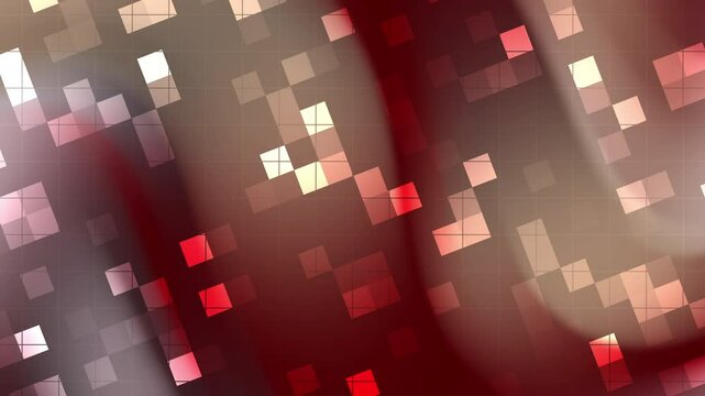Nuances de rouge et beige&nbsp;: mosa&iuml;que floue