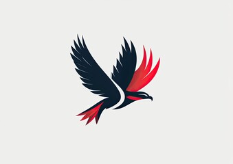 Obraz premium Bold raptor in flight