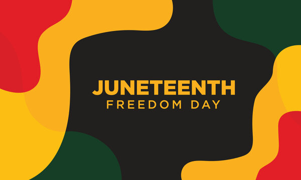 Juneteenth Freedom Day Background. Freedom or Emancipation day background design	