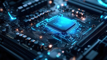 Neural AI-Powered Quantum Computing Core in Action