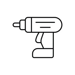 Electric Screwdriver Icon vector stock illustration