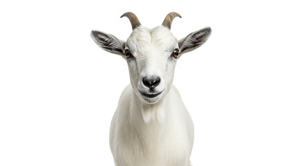 Obraz premium goat isolated on white background