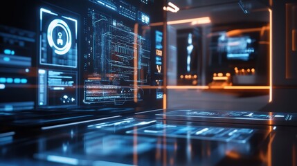 AI-powered Digital Assistant Responding to Voice Commands