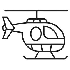helicopter vector illustration