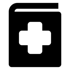 medical solid icon set