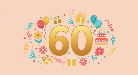 Happy 60th Birthday! Celebration!