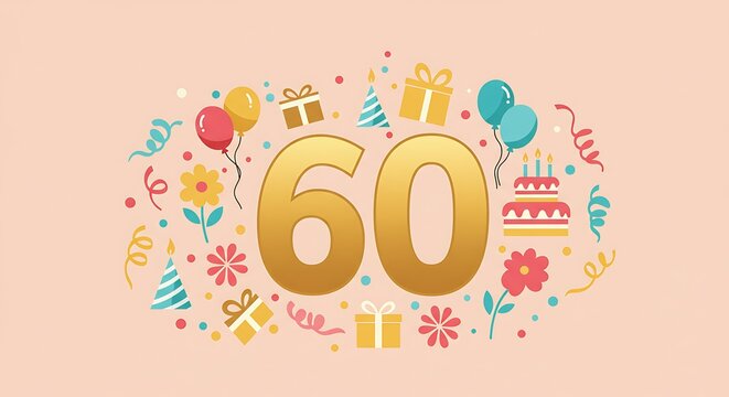 Happy 60th Birthday! Celebration!