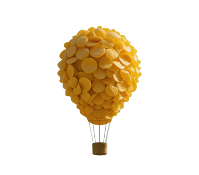 Lay's Chips Soar in Balloon transparent background