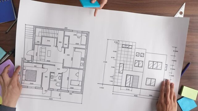 Professional Collaboration on Architectural Building Plan Design