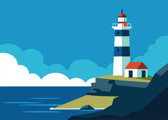 lighthouse on the island