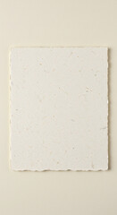 Textured Handmade Paper Sheet Simple Neutral Background