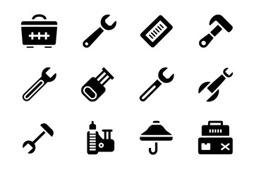 Tools equipment repair toolbox wrench and maintenance