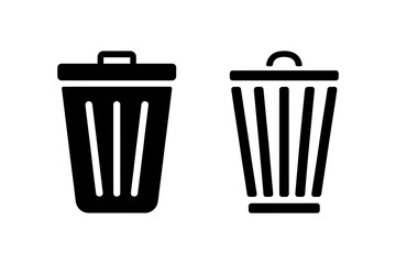 vector trash can icon