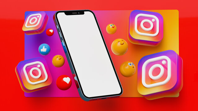 Smartphone Mockup for Social Media Marketing