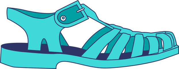 Sandale de plage méduse © cotelle