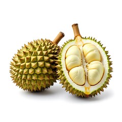 Obraz premium durian isolated on white background