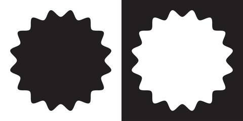 Wavy  shape elements. Vector illustration. EPS 10/AI