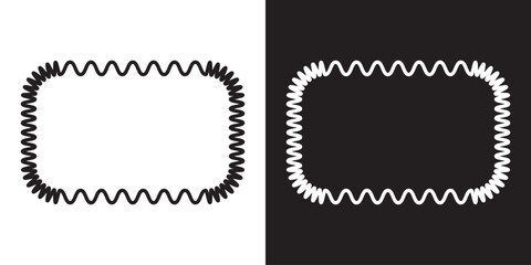 Wavy  shape elements. Vector illustration. EPS 10/AI