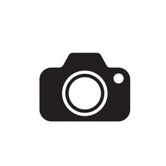 black photo camera icon