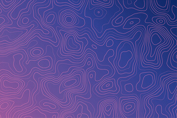 Topographic Vibrant Line