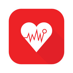 heart cpr medical icon vector design	